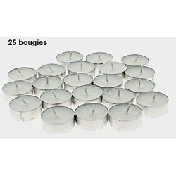 LUMINI 25 PZ 12 GR BIANCO