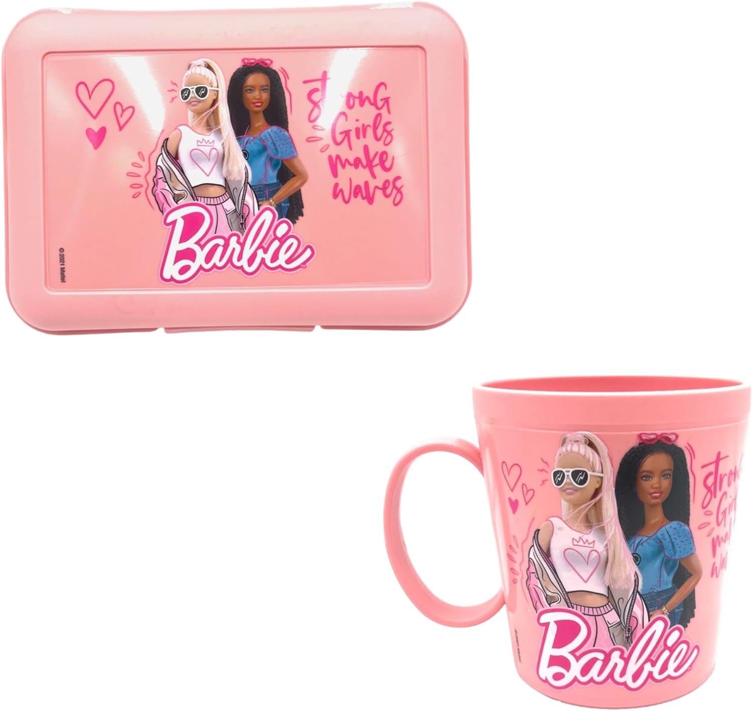 Tazza Colazione Barbie con manico in polipropilene - Scuola e Tempo Libero  Bambina