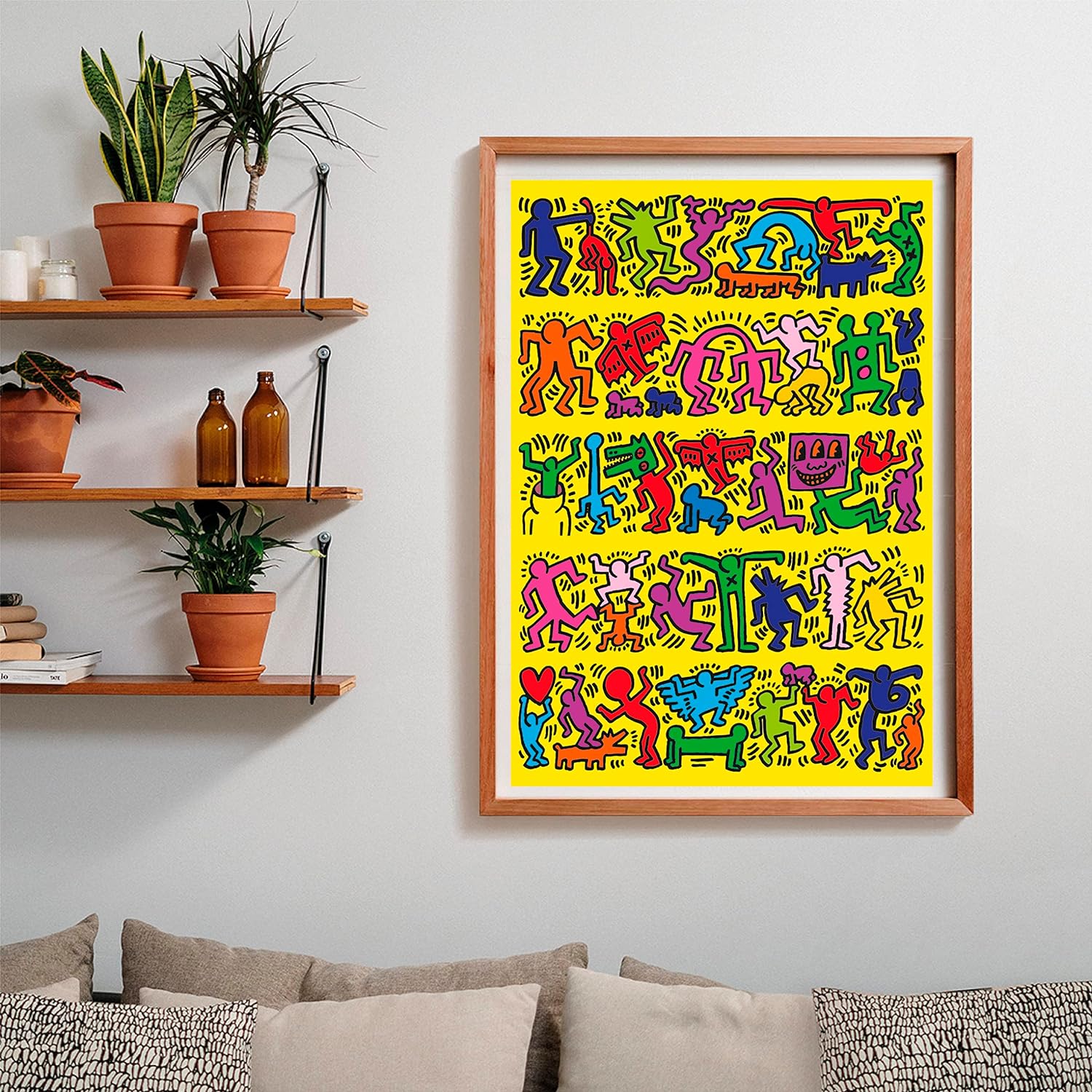 Clementoni - Keith Haring - 1000 Pezzi Adulti, Arte, Puzzle Quadri