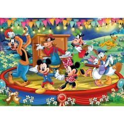 Clementoni - 21620 - Disney Mickey And Friends Supercolor Friends - 2X60 (Include 2 60 Pezzi), Puzzle Cartoni Animati