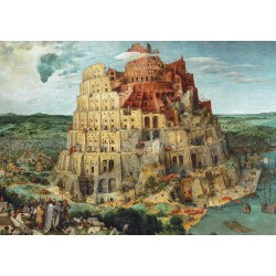 Clementoni - 31691 - Museum Collection - Bruegel, The Tower of Babel - 1500 pezzi - Made in Italy, arte, quadri famosi, dipinti 