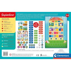 Clementoni - Sapientino - Il Mio Primo Gioco Educativo 3 Anni, Tabellone Magnetico Apprendimento Stagioni, Mesi, Giorni, Calenda