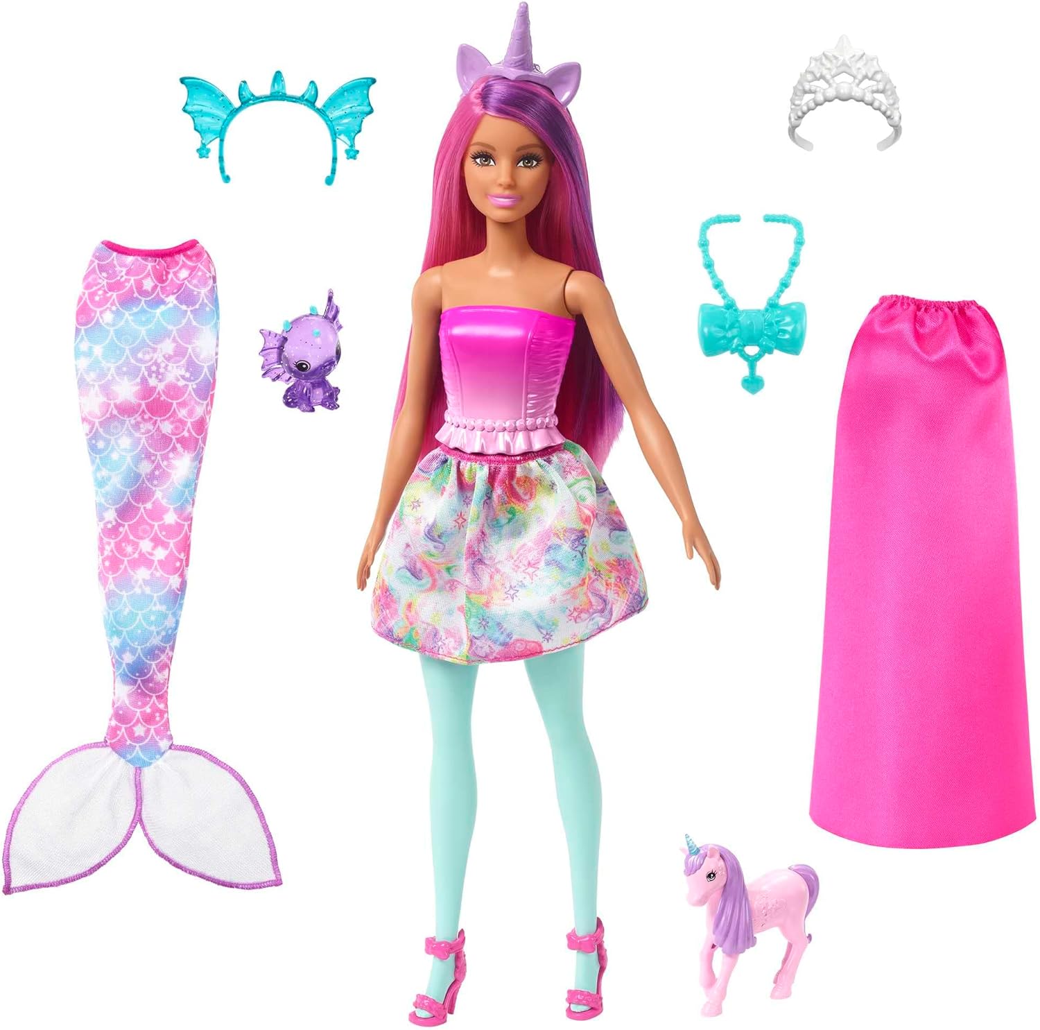 28 vestiti Barbie per bambole e accessori Barbie, tra cui 1 abito (stile  setle), 1 gonne