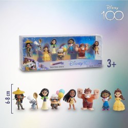 Disney 100 - Pack Defying Odds, giocattolo da collezione con personaggi  Disney, include 8 figure diverse, licenza