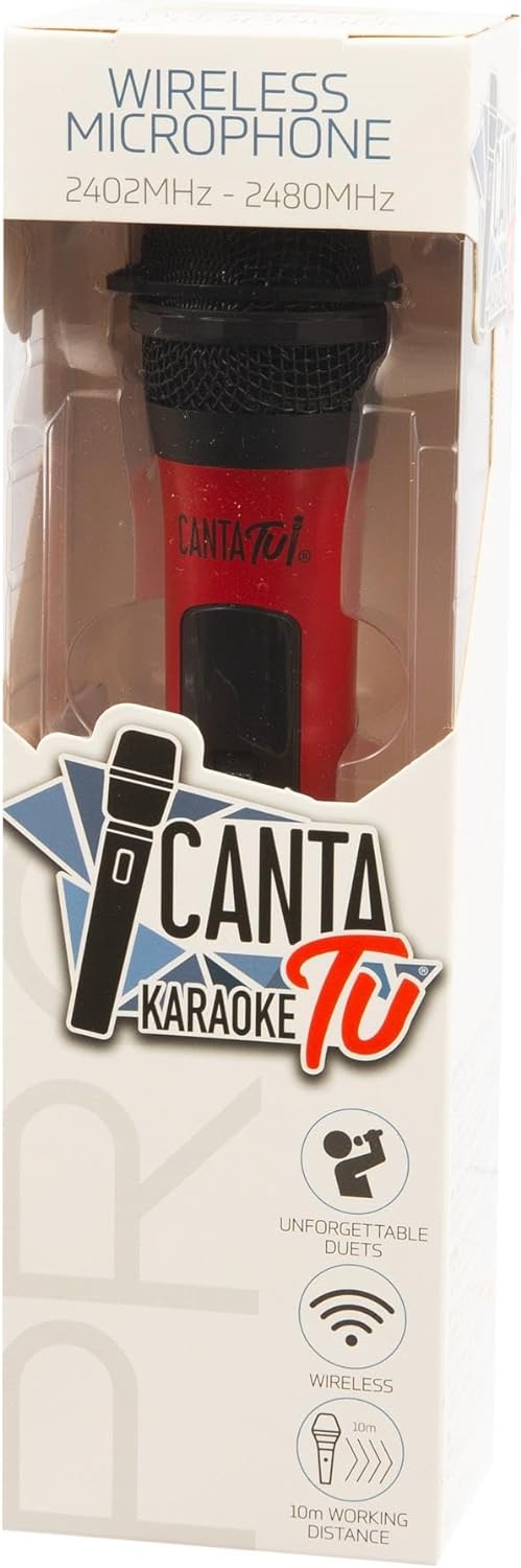 Canta Tu Karaoke PRO 2023 Karaoke Professionale Completo con Microfono  Wireless, Display Touch, Connessione Wi-Fi, Effetti Vocali, Luci LED,  Batteria