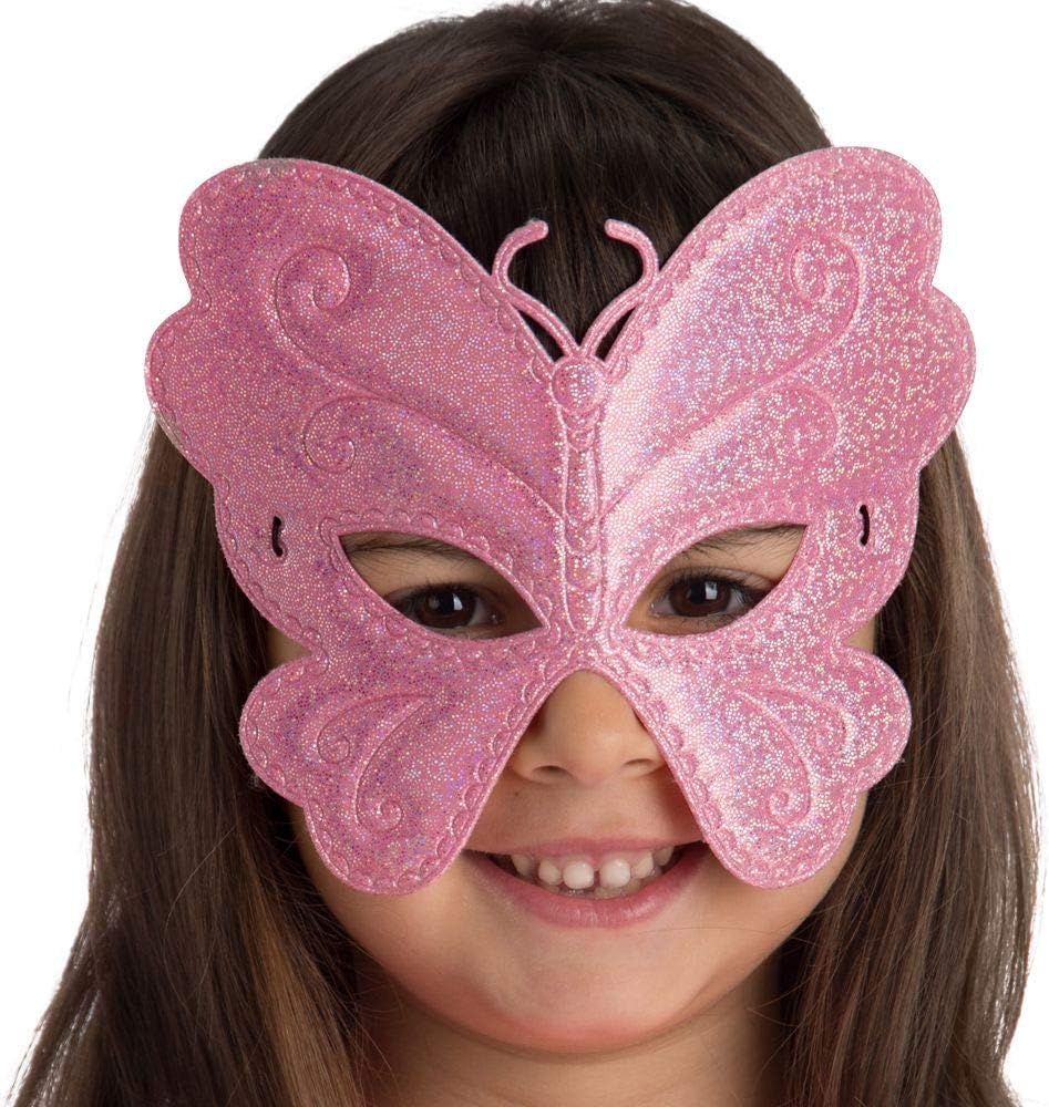 Carnival Toys - Maschera Farfalla Bimba in Tessuto Metallizzato, colori  assortiti, in busta, 01791