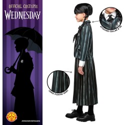 Vestito Mercoledì Addams Bambina Costume Mercoledì Addams Outfit Donna  Costume Vestito Nevermore Academy Divisa per Donne e Bambini Addams Family  (Dress,S) : : Giochi e giocattoli