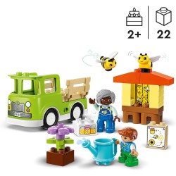 LEGO DUPLO Cura di Api e Alveari, Gioco Educativo etÃ  Prescolare con 2 Personaggi e Camion Giocattolo, Set da Costruire e Ricos