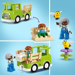 LEGO DUPLO Cura di Api e Alveari, Gioco Educativo etÃ  Prescolare con 2 Personaggi e Camion Giocattolo, Set da Costruire e Ricos