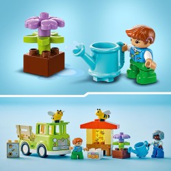 LEGO DUPLO Cura di Api e Alveari, Gioco Educativo etÃ  Prescolare con 2 Personaggi e Camion Giocattolo, Set da Costruire e Ricos