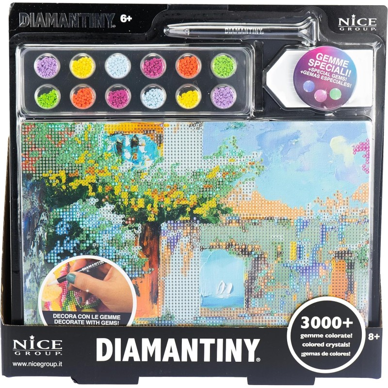 Nice Group - Diamantiny Level Up - Landscape Painting - AttivitÃ  Crystal Art, Diamond Painting Kit, crea il mosaico Italian Cou