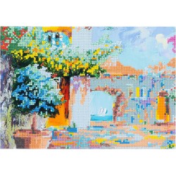 Nice Group - Diamantiny Level Up - Landscape Painting - AttivitÃ  Crystal Art, Diamond Painting Kit, crea il mosaico Italian Cou