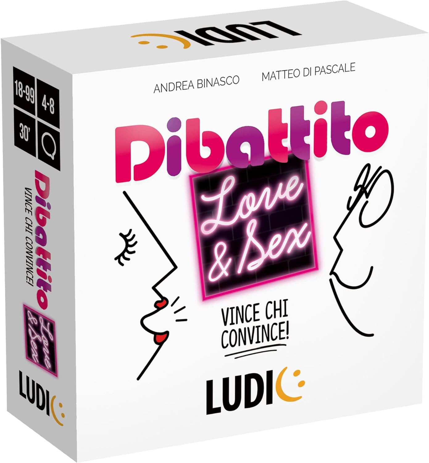 Ludic - Dibattito Love & Sex Vince Chi Convince, Gioco Di SocietÃ Per  Adulti Per 2-6 Giocatori, IT55386