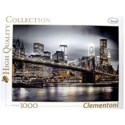 Clementoni - New York Skyline Puzzle, 100 Pezzi, Multicolore, 1000, 39366