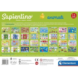 Clementoni - 16384 - Sapientino Animali E Natura - Banchetto Con Schede AttivitÃ  E Penne Interattive, Gioco Educativo 3 Anni, E