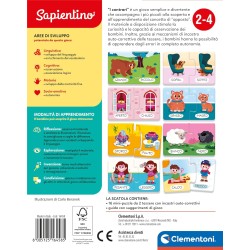 Clementoni - Sapientino Flashcards, I Contrari, Gioco Didattico Educativo con Tessere Illustrate da Accoppiare, per Bambini 2 An