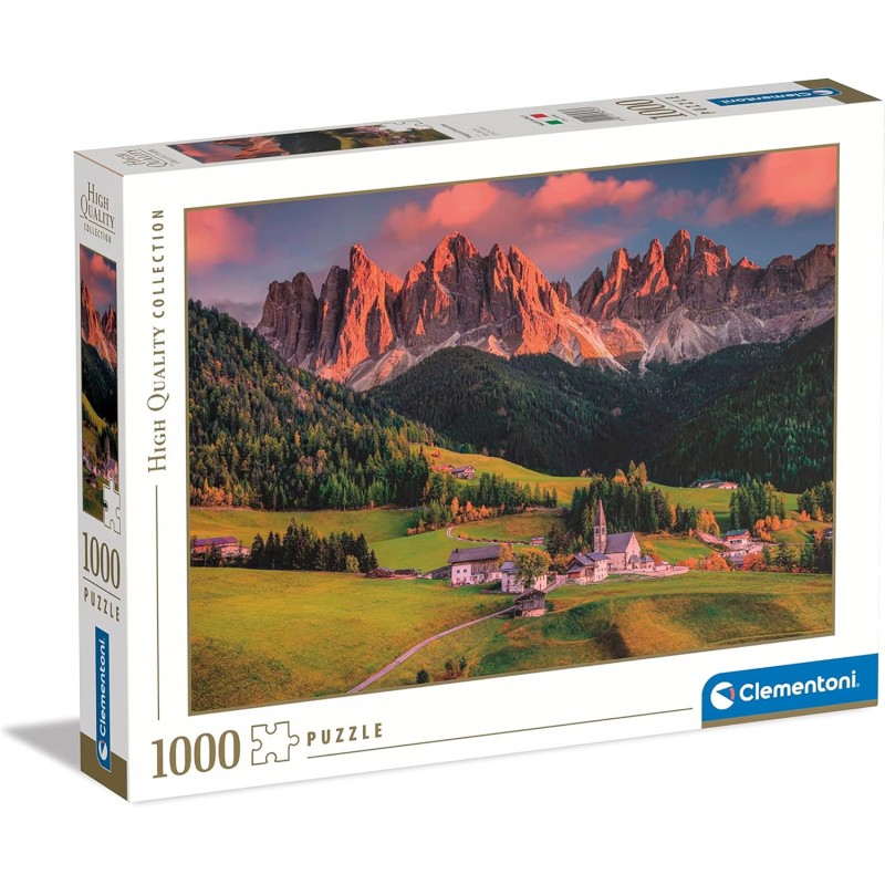 Clementoni - Collection-Magical Dolomites-1000 Pezzi-Puzzle Adulti, Made in Italy, Multicolore, 39743