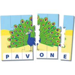 Clementoni - Sapientino Flashcards, Lettere E Parole, Gioco Educativo per Bambini 4 Anni con Tessere Illustrate, Made In Italy, 