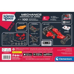 Clementoni - Kit Supercar Modellino - Macchina Da Corsa - Scienza e Gioco Build, Auto F1 Rossa da Costruire, per Bambini 8 Anni,