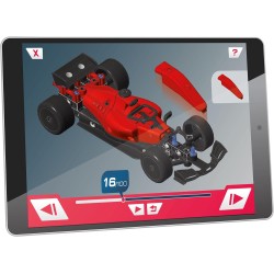 Clementoni - Kit Supercar Modellino - Macchina Da Corsa - Scienza e Gioco Build, Auto F1 Rossa da Costruire, per Bambini 8 Anni,