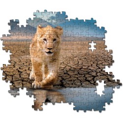 Clementoni - Supercolor Self Reflection-300 Pezzi Bambini 9 Anni, Puzzle Illustrazione, Animali, 21719