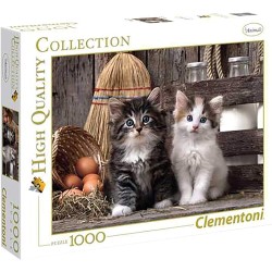 Clementoni -Gattini Does not apply Puzzle, 1000 Pezzi, Multicolore, 39340