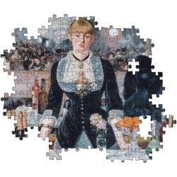 Clementoni - Museum Collection-Manet, A Bar at The Folies-BergÃ¨re - Puzzle, Medium, 1000 pezzi, Multicolor, 39661