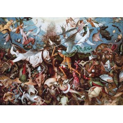 Clementoni - 39662 - Museum Collection - Bruegel, The Fall of The Rebel Angels, Puzzle adulti 1000 pezzi, arte, puzzle quadri fa