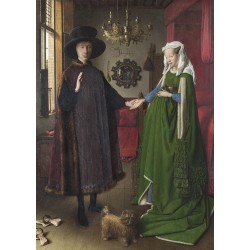 Clementoni - 39663 - Museum Collection - Van Eyck, The Arnolfini Portrait, Puzzle adulti 1000 pezzi, arte, puzzle quadri famosi,