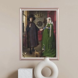 Clementoni - 39663 - Museum Collection - Van Eyck, The Arnolfini Portrait, Puzzle adulti 1000 pezzi, arte, puzzle quadri famosi,