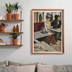 Clementoni - Museum Collection-Degas, Dans Un CafÃ©-1000 Pezzi Adulti, Arte, Puzzle Quadri, Dipinti Famosi, 39761