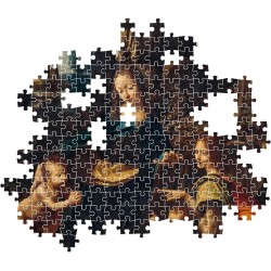 Clementoni - Museum Collection-Leonardo, Virgin of The Rocks-1000 Pezzi Adulti, Arte, Puzzle Quadri, Dipinti Famosi, 39767