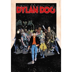 Clementoni - Dylan Dog Dog-1000 Pezzi, Puzzle Fumetti, Illustrazioni D Autore, Verticale, Divertimento per Adulti, 39818