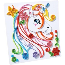 Ravensburger - Be Creative: Paper Art Unicornper bricolage e fai-da-te, lavori creativi &amp; quilling per lavoretti manuali con