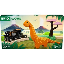 BRIO World - Set Circolare a tema Dinosauri, 36098