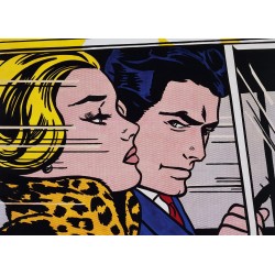 Ravensburger - Puzzle Lichtenstein In the Car 70x50 cm - Puzzle 1000 pezzi - Puzzle Quadri Famosi da Esporre - Puzzle Arte Educa