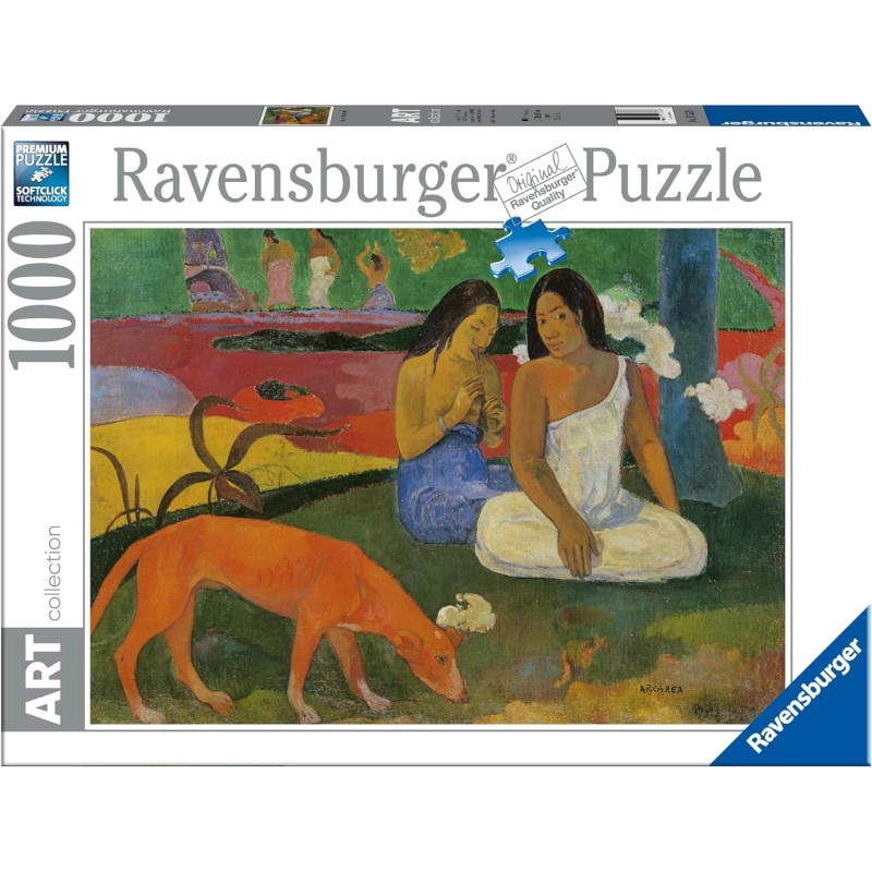 Ravensburger - Puzzle Gauguin Arearea 70x50 cm - Puzzle 1000 pezzi - Puzzle Quadri Famosi da Esporre - Puzzle Arte Educativo