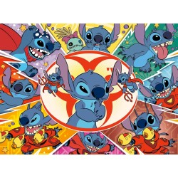 Ravensburger - Puzzle 100 pezzi Disney Stitch, 01071