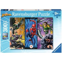 Ravensburger - Marvel Spiderman Puzzle, 300 pezzi XXL, 01072