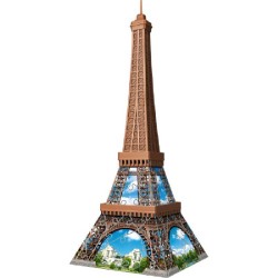 Ravensburger - 3D Puzzle Mini Tour Eiffel, 54 Pezzi, 8 Anni