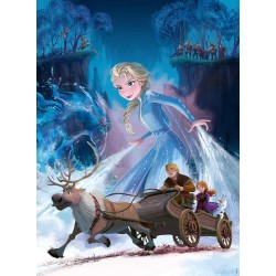 Ravensburger - Puzzle XXL Disney Frozen, Idea Regalo per Bambini 8+ Anni, Gioco Educativo e Stimolante, 200 pezzi