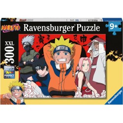 Ravensburger - Puzzle XXL Naruto, Idea Regalo per Bambini 9+ Anni, Gioco Educativo e Stimolante, 300 pezzi