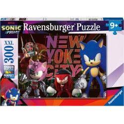 Ravensburger - Puzzle XXL Netflix Sonic Prime, Idea Regalo per Bambini 9+ Anni, Gioco Educativo e Stimolante, 300 pezzi