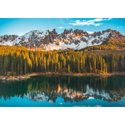 Ravensburger - Puzzle Lago di Carezza, 1000 Pezzi, Idea regalo, per Lei o Lui, Puzzle Adulti