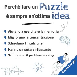 Ravensburger - Puzzle Tour del dolce in Italia, 1000 Pezzi, Idea regalo, per Lei o Lui, Puzzle Adulti