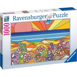 Ravensburger - Puzzle Hawaii by Jack Ottanio, 1000 Pezzi, Idea regalo, per Lei o Lui, Puzzle Adulti