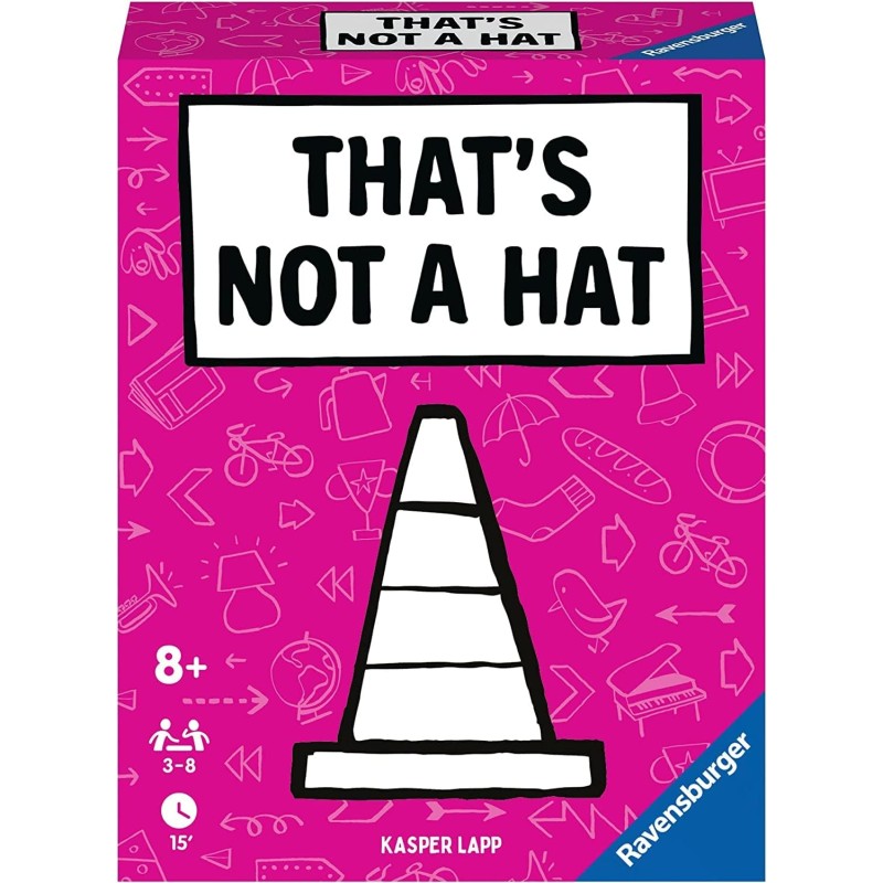 Ravensburger - That s not a hat, Gioco di Carte per tutta la famiglia, Party Game Gioco da Tavolo, Idee Regalo, 8+ Anni