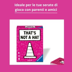 Ravensburger - That s not a hat, Gioco di Carte per tutta la famiglia, Party Game Gioco da Tavolo, Idee Regalo, 8+ Anni