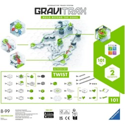 Ravensburger 22576 â€“ Action Set Twist â€“ Combinabile con Tutte Le Linee di Prodotti del Sistema di Pista a Sfera GraviTrax, G