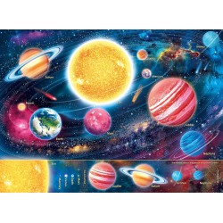 Ravensburger - 300 Pezzi XXL Puzzle, Il Sistema Solare, 00869